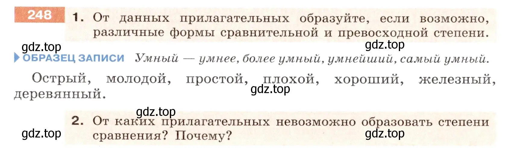 Условие номер 248 (страница 93) гдз по русскому языку 6 класс Разумовская, Львова, учебник 1 часть