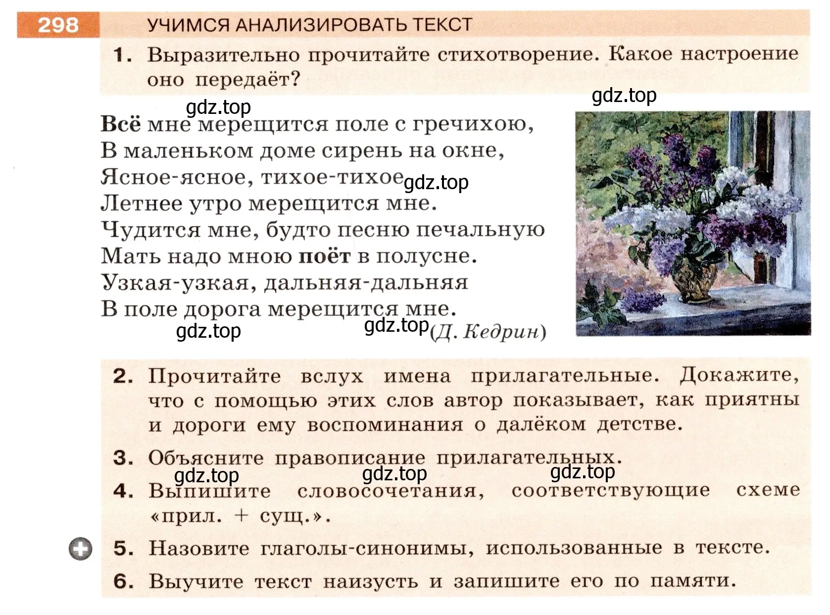 Условие номер 298 (страница 111) гдз по русскому языку 6 класс Разумовская, Львова, учебник 1 часть