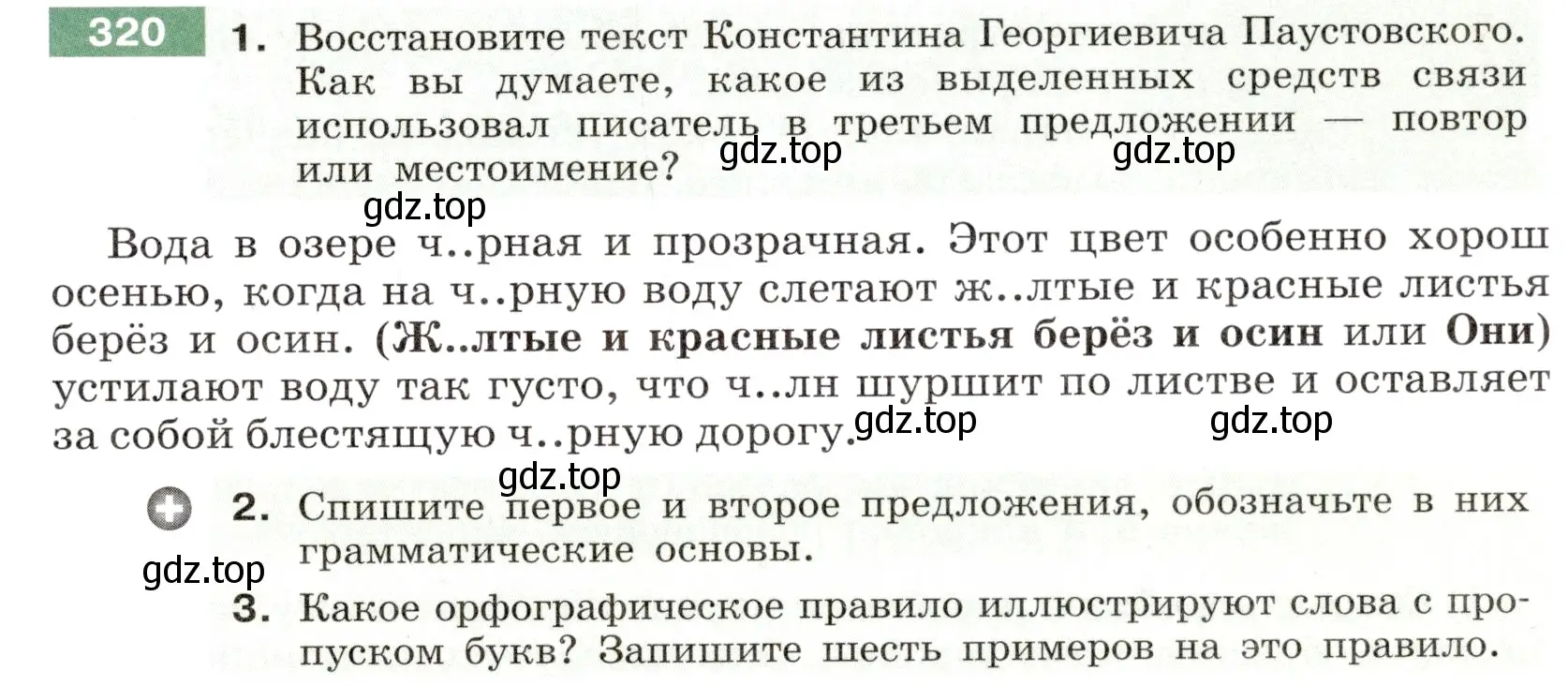 Условие номер 320 (страница 119) гдз по русскому языку 6 класс Разумовская, Львова, учебник 1 часть