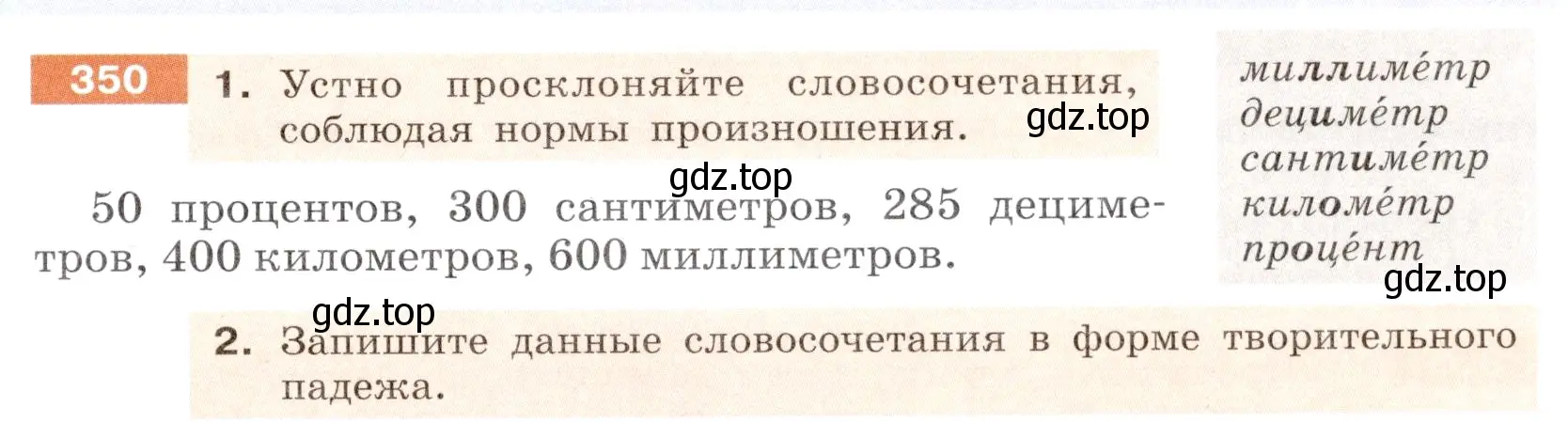 Условие номер 350 (страница 129) гдз по русскому языку 6 класс Разумовская, Львова, учебник 1 часть