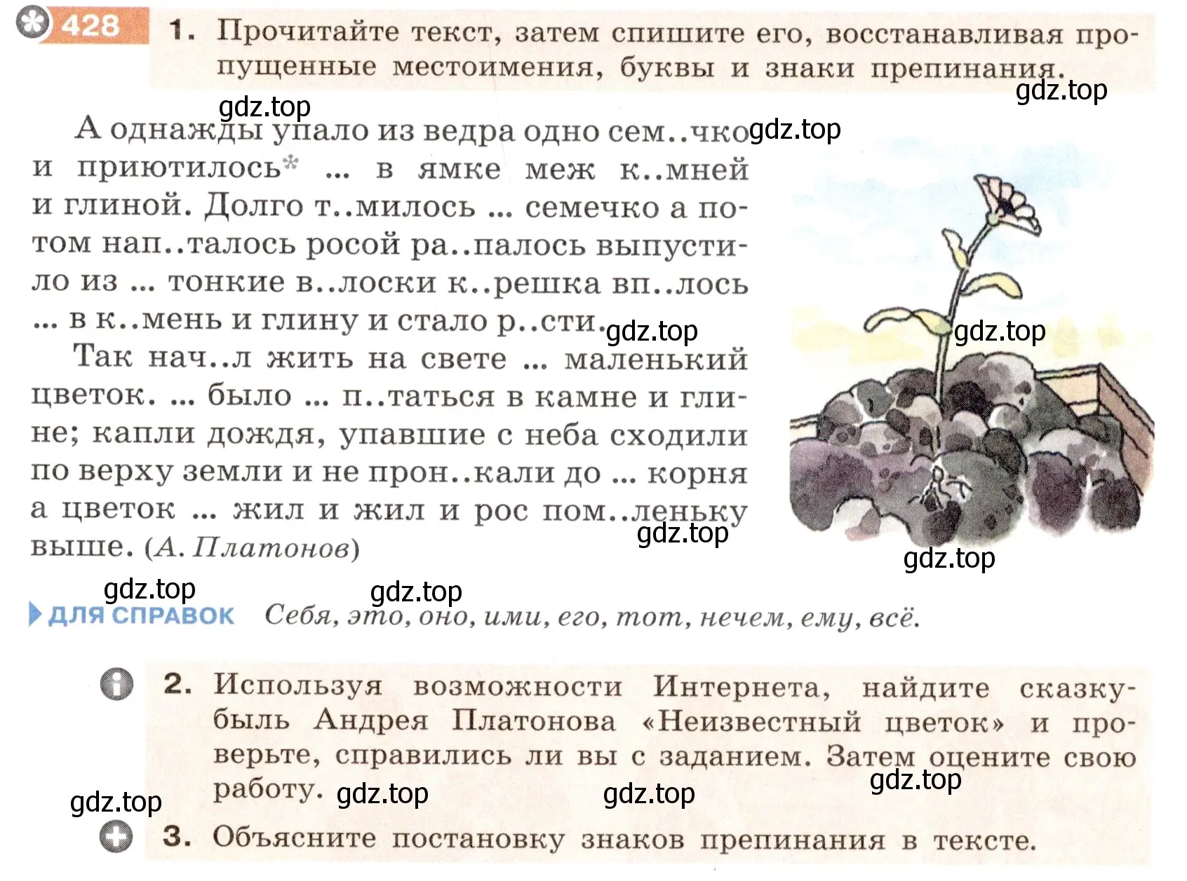 Условие номер 428 (страница 5) гдз по русскому языку 6 класс Разумовская, Львова, учебник 2 часть