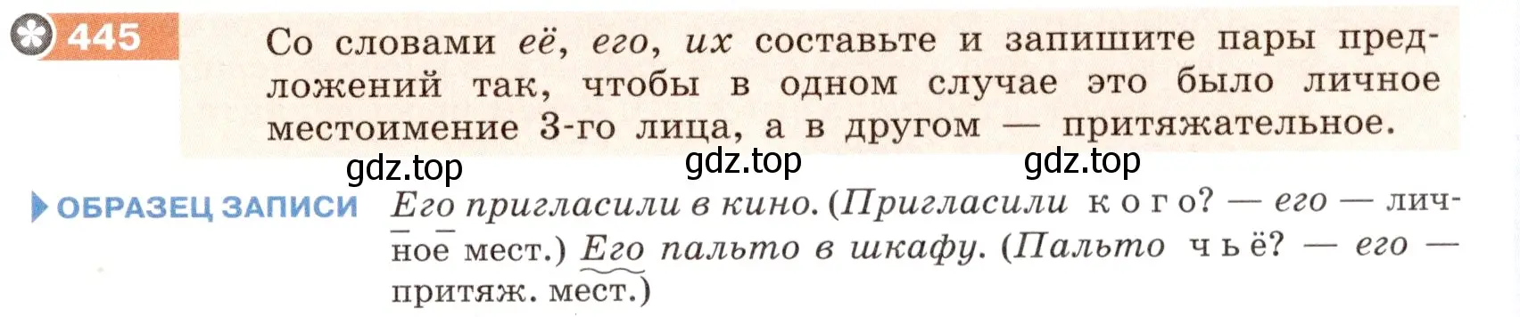 Условие номер 445 (страница 11) гдз по русскому языку 6 класс Разумовская, Львова, учебник 2 часть