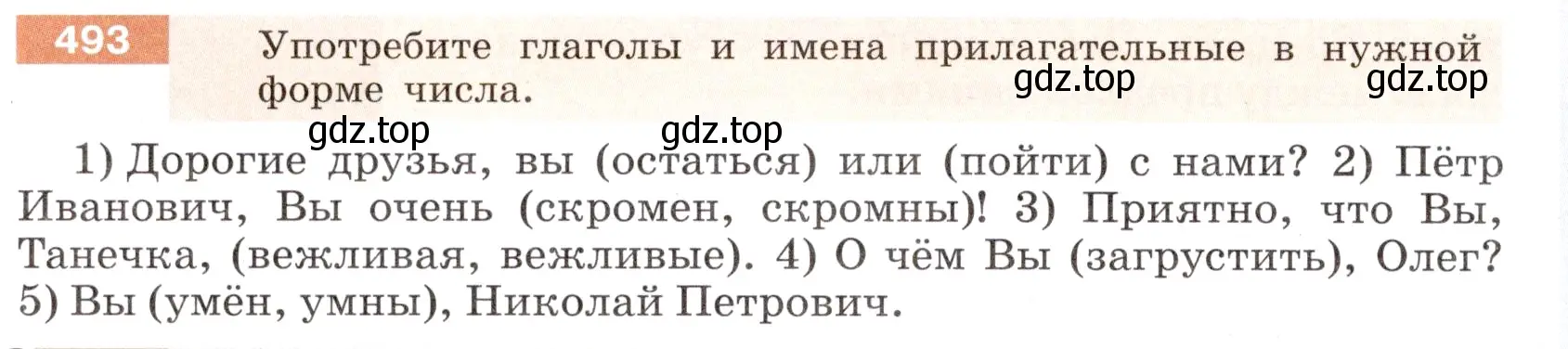 Условие номер 493 (страница 28) гдз по русскому языку 6 класс Разумовская, Львова, учебник 2 часть