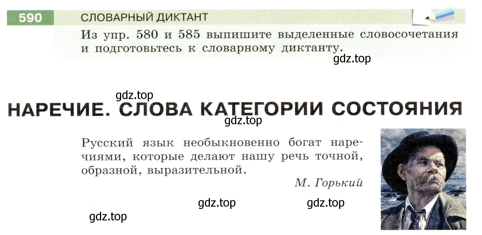 Условие номер 590 (страница 66) гдз по русскому языку 6 класс Разумовская, Львова, учебник 2 часть