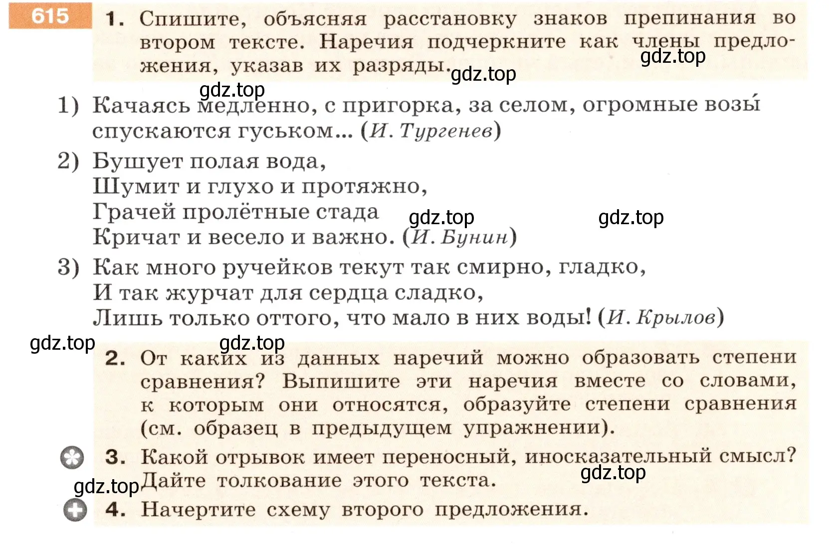 Условие номер 615 (страница 79) гдз по русскому языку 6 класс Разумовская, Львова, учебник 2 часть