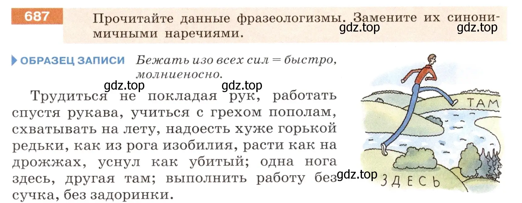 Условие номер 687 (страница 111) гдз по русскому языку 6 класс Разумовская, Львова, учебник 2 часть