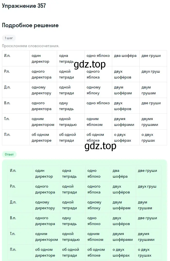 Решение номер 357 (страница 131) гдз по русскому языку 6 класс Разумовская, Львова, учебник 1 часть