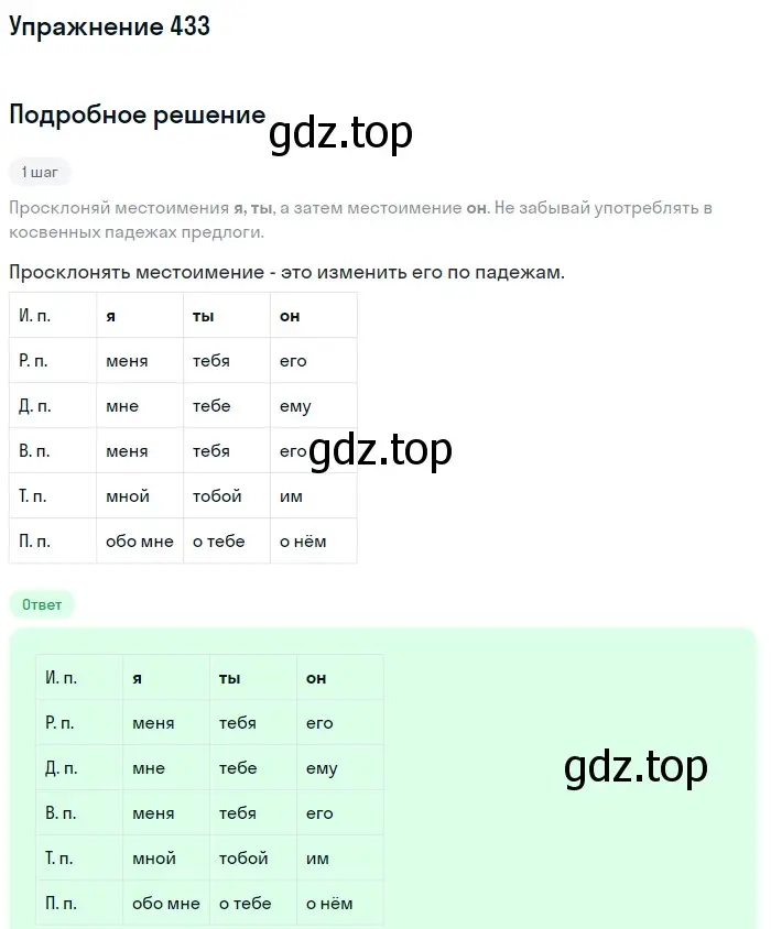 Решение номер 433 (страница 8) гдз по русскому языку 6 класс Разумовская, Львова, учебник 2 часть