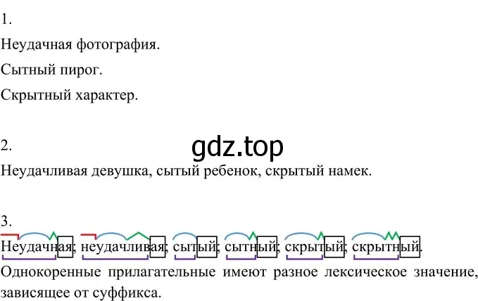 Решение 2. номер 258 (страница 96) гдз по русскому языку 6 класс Разумовская, Львова, учебник 1 часть