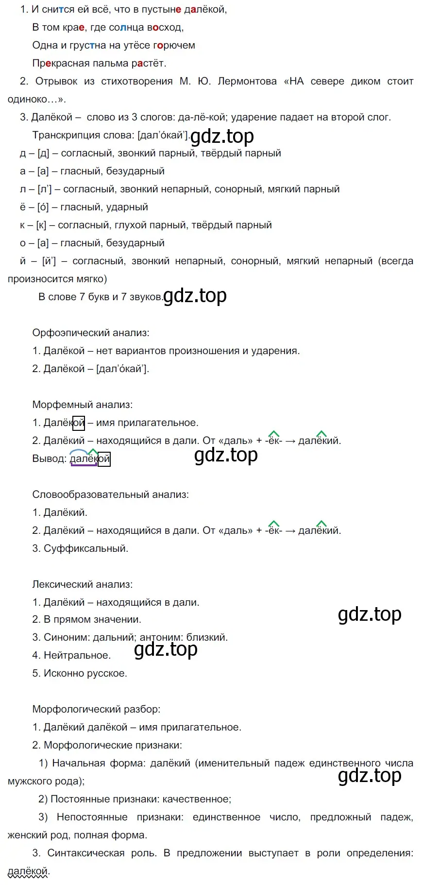 Решение 3. номер 96 (страница 39) гдз по русскому языку 6 класс Разумовская, Львова, учебник 1 часть