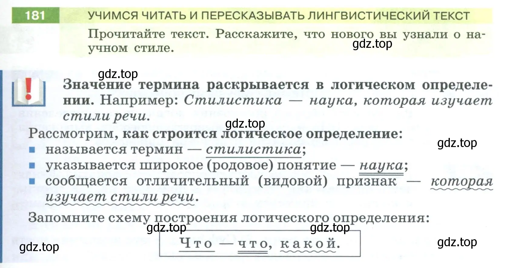 Условие номер 181 (страница 73) гдз по русскому языку 6 класс Разумовская, Львова, учебник 1 часть