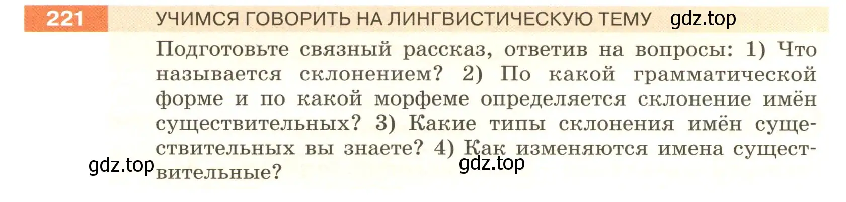 Условие номер 221 (страница 86) гдз по русскому языку 6 класс Разумовская, Львова, учебник 1 часть