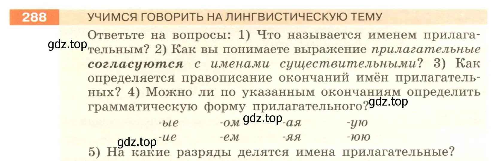 Условие номер 288 (страница 108) гдз по русскому языку 6 класс Разумовская, Львова, учебник 1 часть