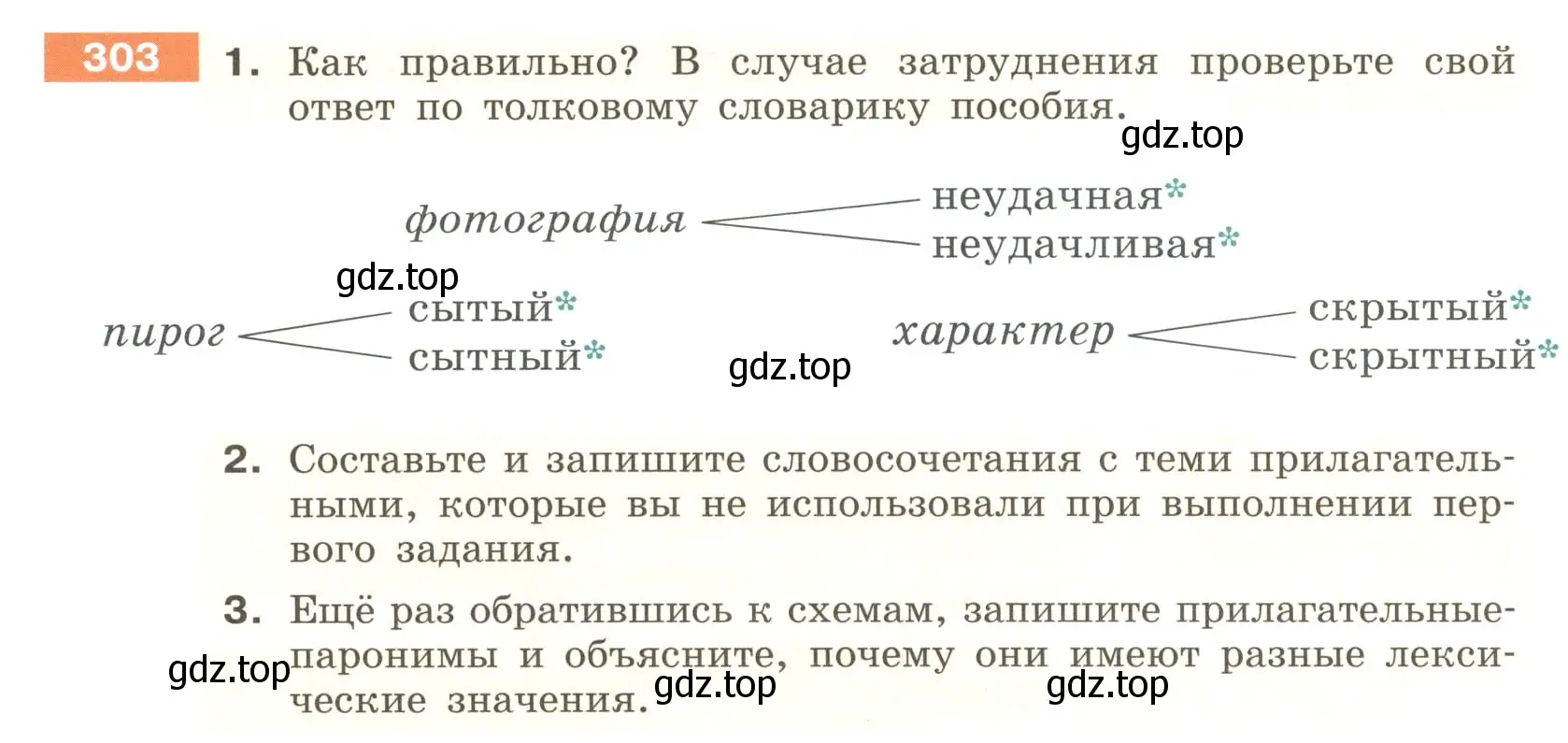 Условие номер 303 (страница 114) гдз по русскому языку 6 класс Разумовская, Львова, учебник 1 часть