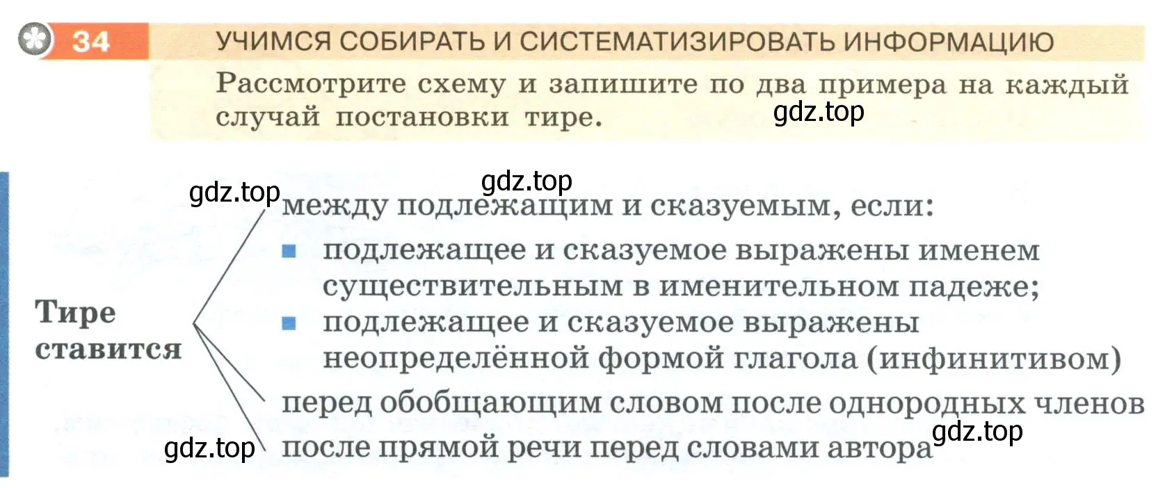 Условие номер 34 (страница 20) гдз по русскому языку 6 класс Разумовская, Львова, учебник 1 часть