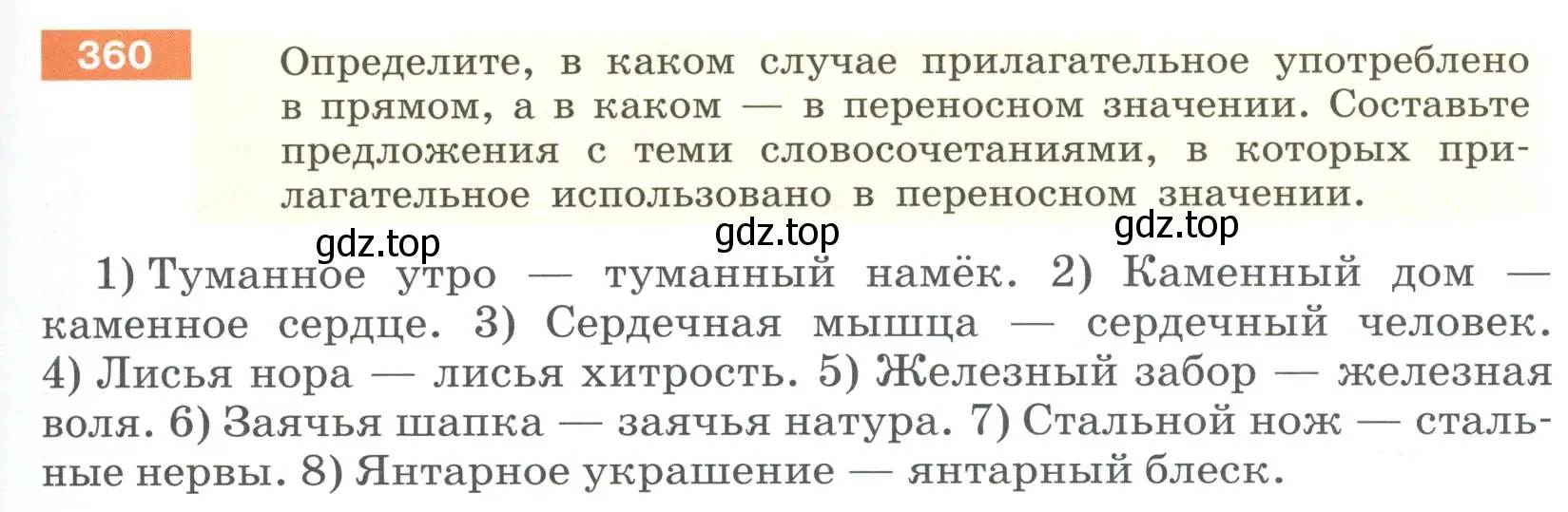 Условие номер 360 (страница 135) гдз по русскому языку 6 класс Разумовская, Львова, учебник 1 часть