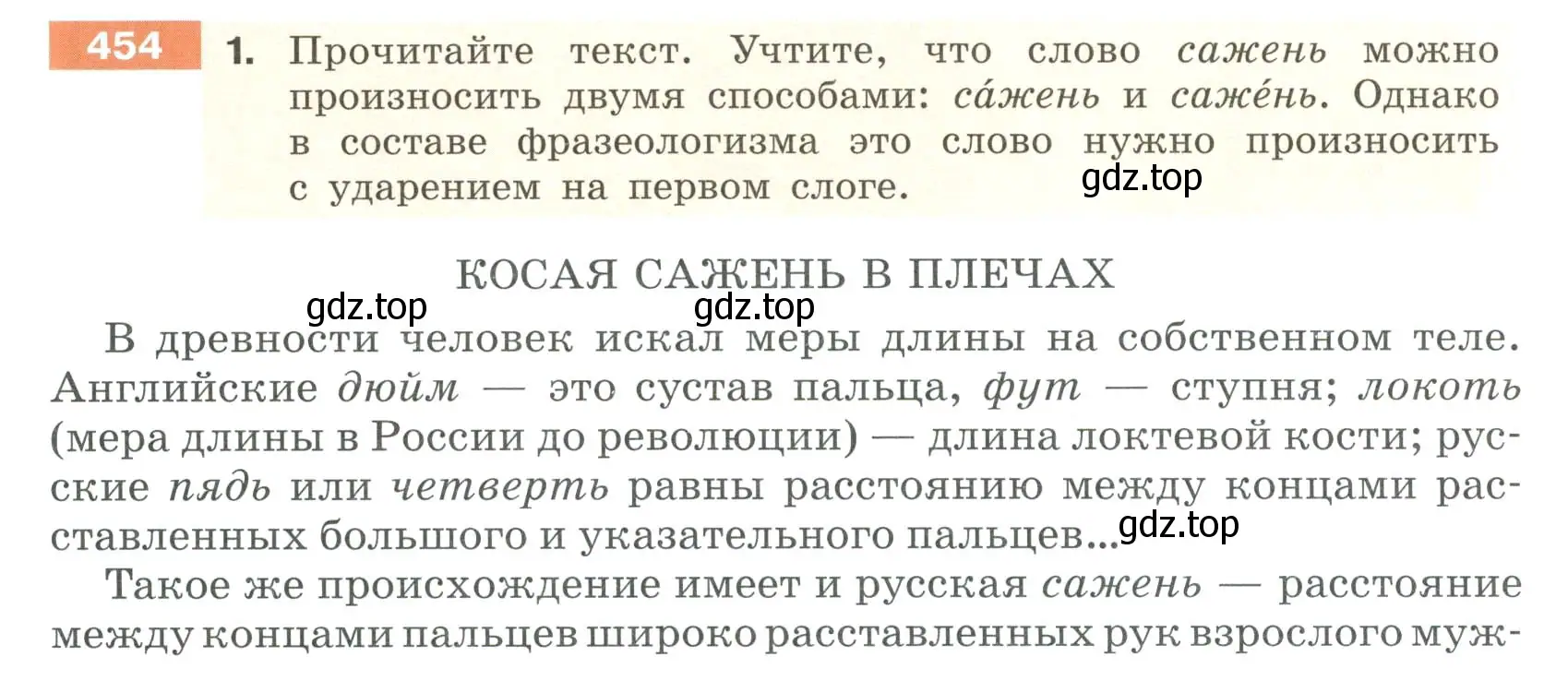 Условие номер 454 (страница 19) гдз по русскому языку 6 класс Разумовская, Львова, учебник 2 часть