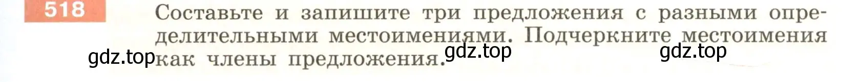 Условие номер 518 (страница 47) гдз по русскому языку 6 класс Разумовская, Львова, учебник 2 часть