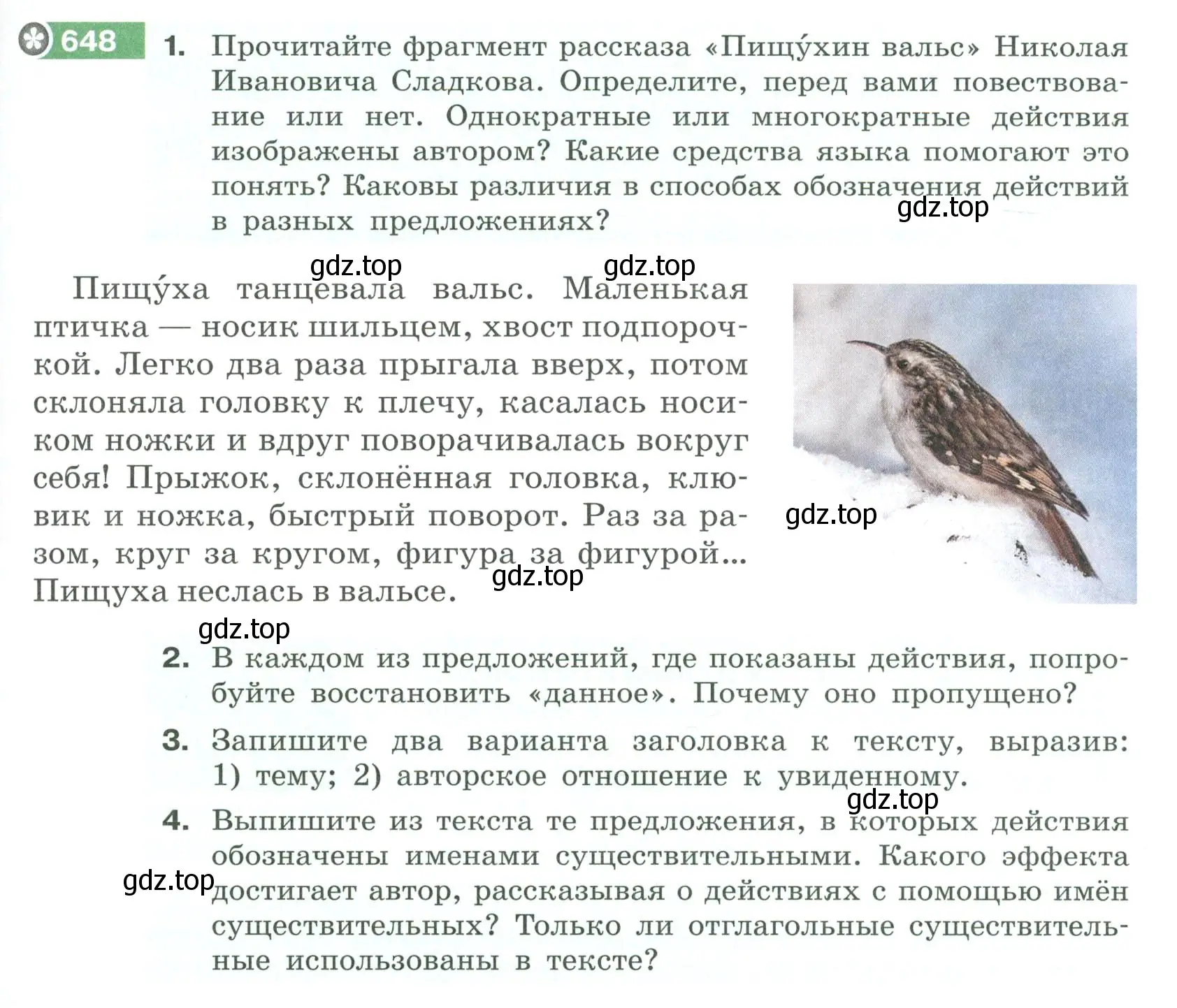 Условие номер 648 (страница 95) гдз по русскому языку 6 класс Разумовская, Львова, учебник 2 часть