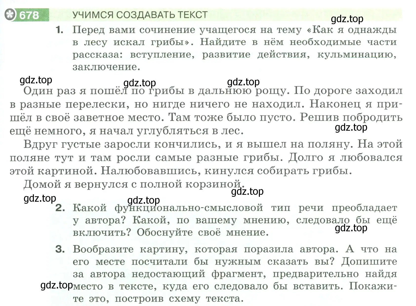 Условие номер 678 (страница 109) гдз по русскому языку 6 класс Разумовская, Львова, учебник 2 часть