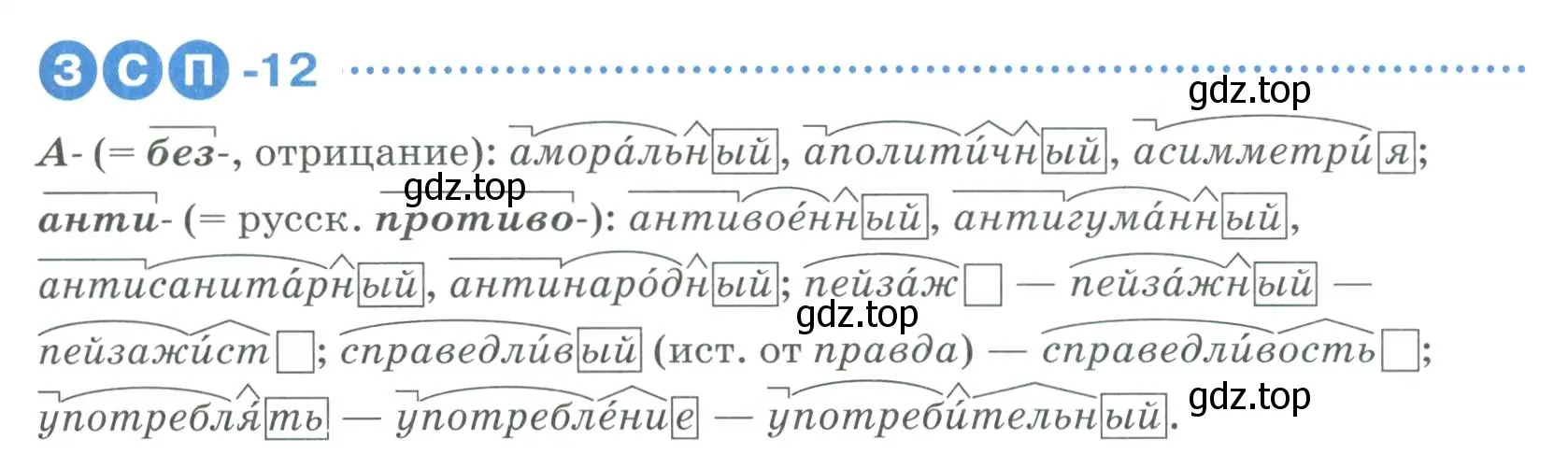 Условие  ЗСП 12 (страница 91) гдз по русскому языку 6 класс Разумовская, Львова, учебник 2 часть