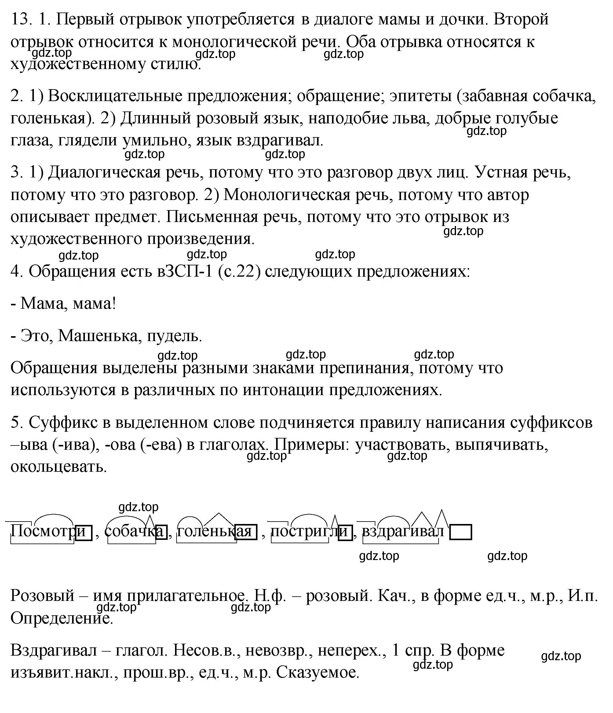 Решение номер 13 (страница 10) гдз по русскому языку 6 класс Разумовская, Львова, учебник 1 часть