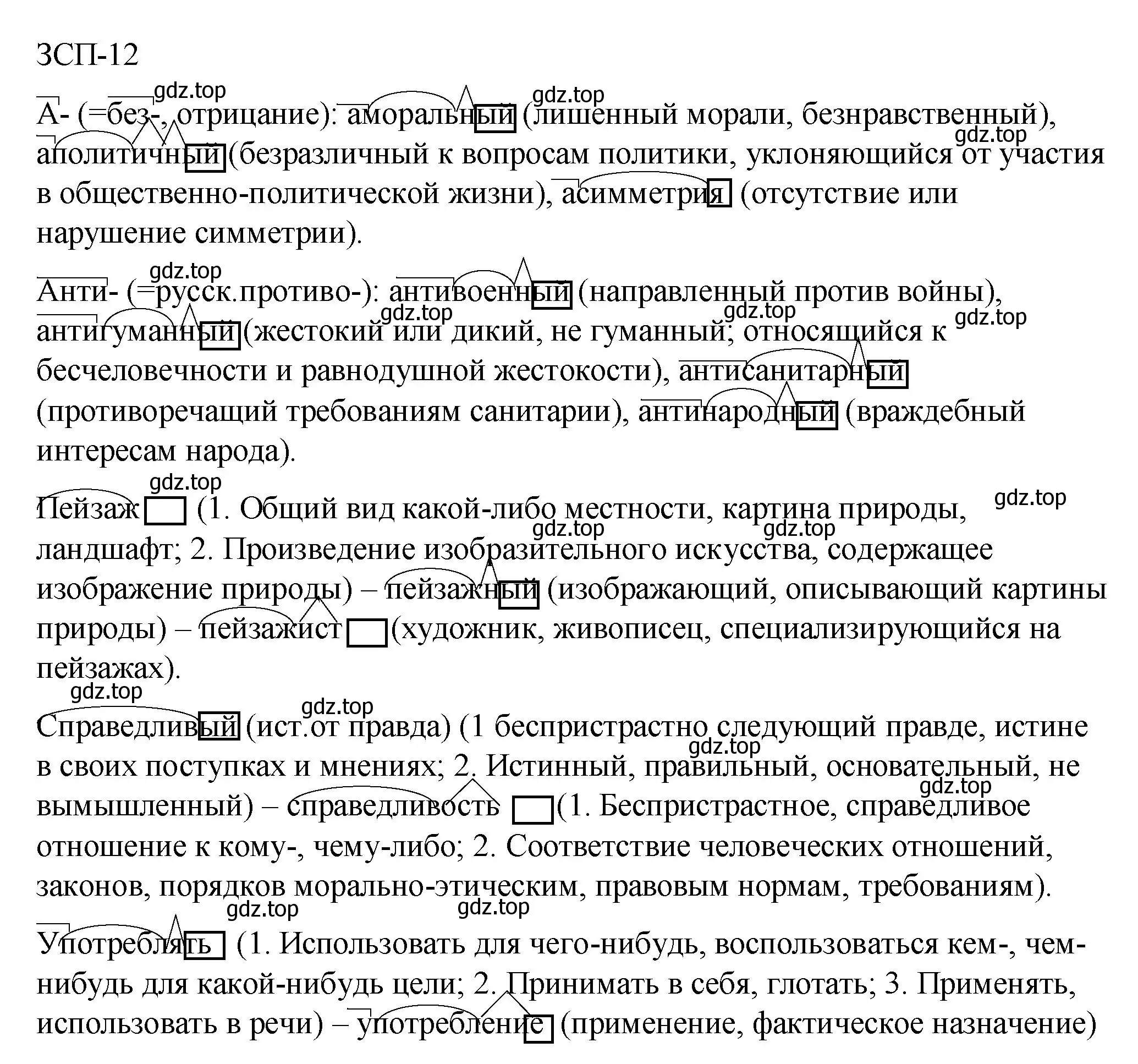 Решение  ЗСП 12 (страница 91) гдз по русскому языку 6 класс Разумовская, Львова, учебник 2 часть