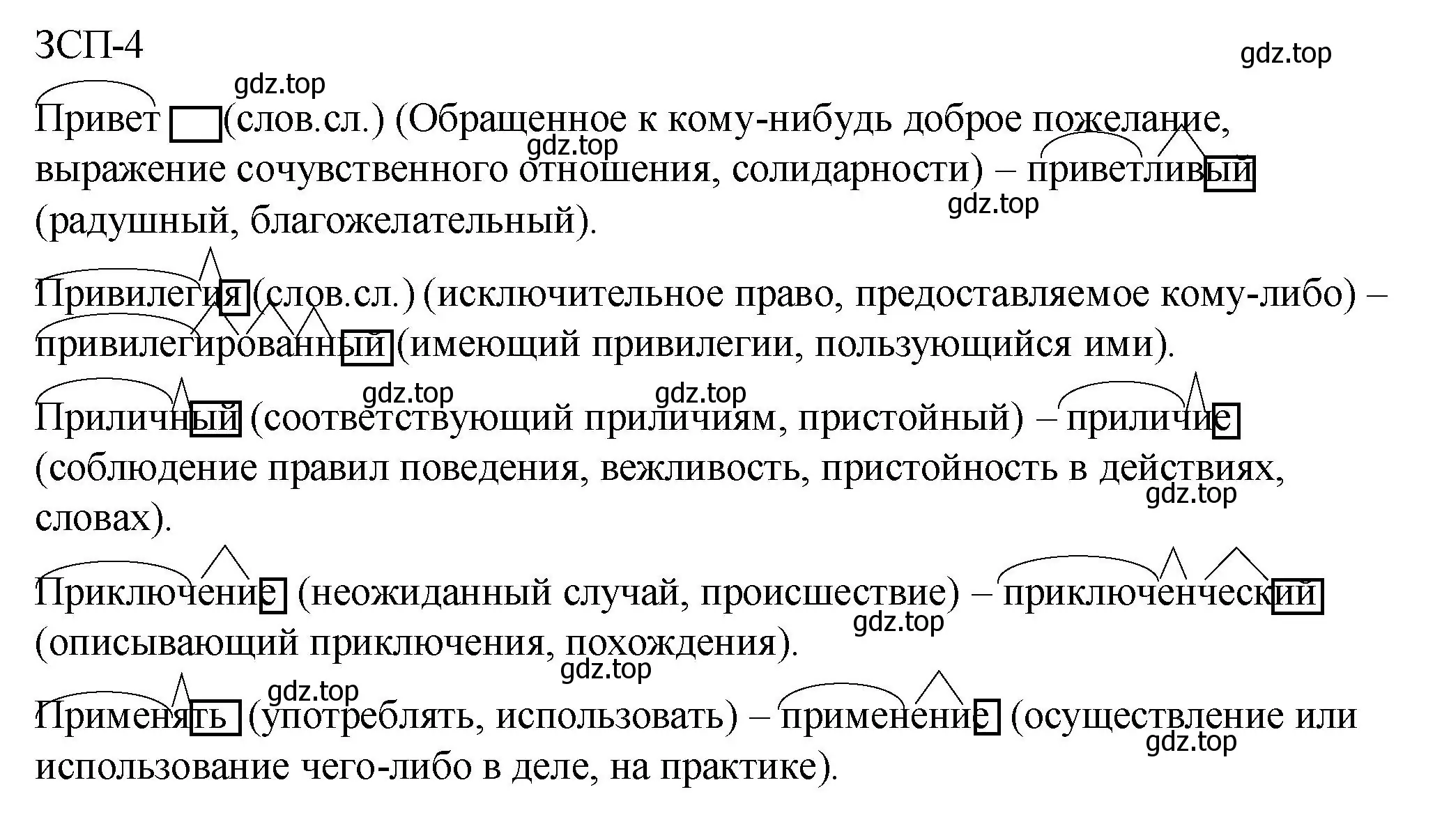 Решение  ЗСП 4 (страница 60) гдз по русскому языку 6 класс Разумовская, Львова, учебник 1 часть