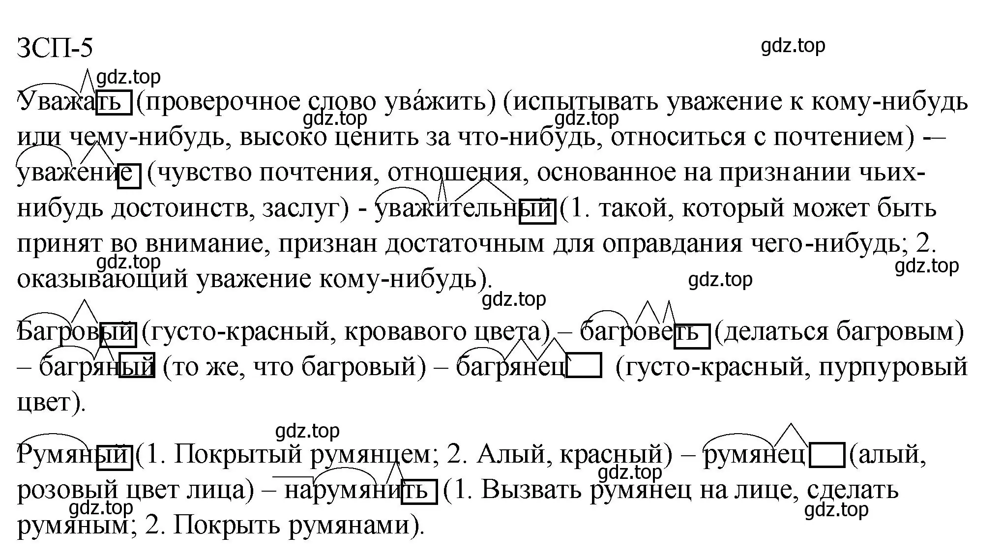 Решение  ЗСП 5 (страница 85) гдз по русскому языку 6 класс Разумовская, Львова, учебник 1 часть