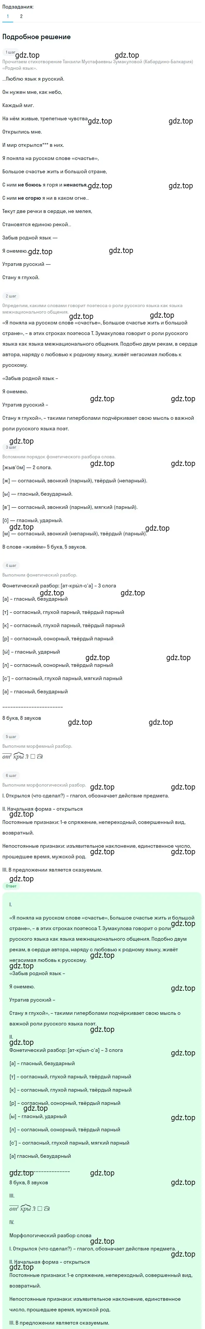 Решение 2. номер 3 (страница 6) гдз по русскому языку 6 класс Разумовская, Львова, учебник 1 часть
