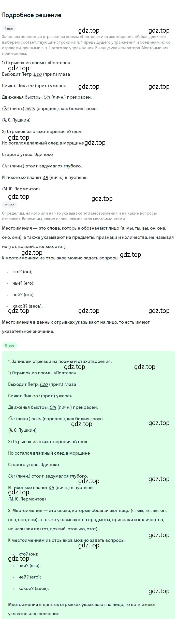 Решение 2. номер 487 (страница 35) гдз по русскому языку 6 класс Разумовская, Львова, учебник 2 часть