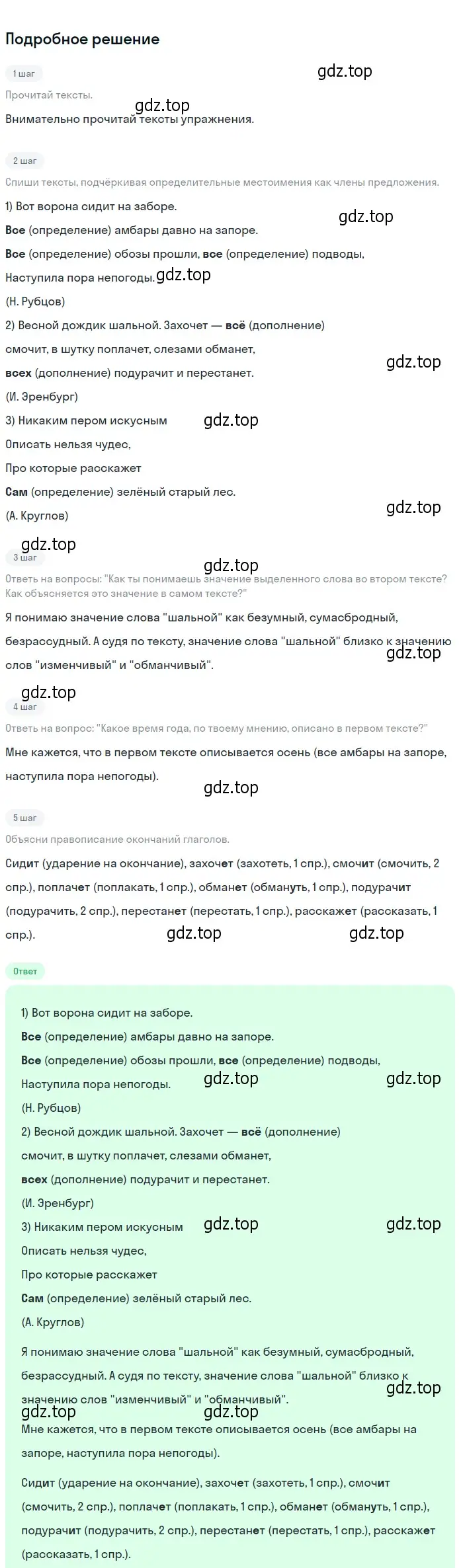 Решение 2. номер 516 (страница 46) гдз по русскому языку 6 класс Разумовская, Львова, учебник 2 часть