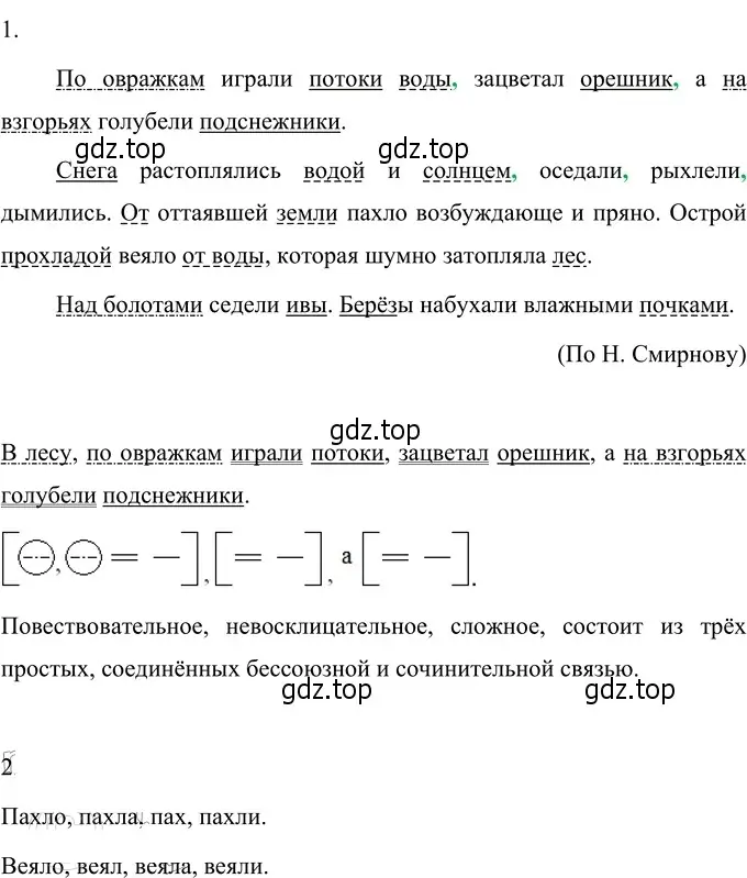 Решение 3. номер 229 (страница 88) гдз по русскому языку 6 класс Разумовская, Львова, учебник 1 часть