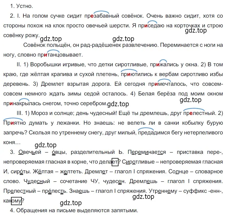 Решение 4. номер 111 (страница 45) гдз по русскому языку 6 класс Разумовская, Львова, учебник 1 часть