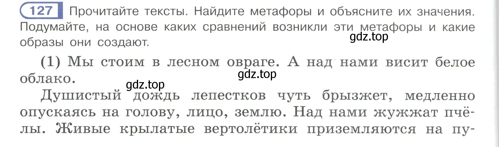 Условие ноомер 127 (страница 60) гдз по русскому языку 6 класс Рыбченкова, Александрова, учебник 1 часть