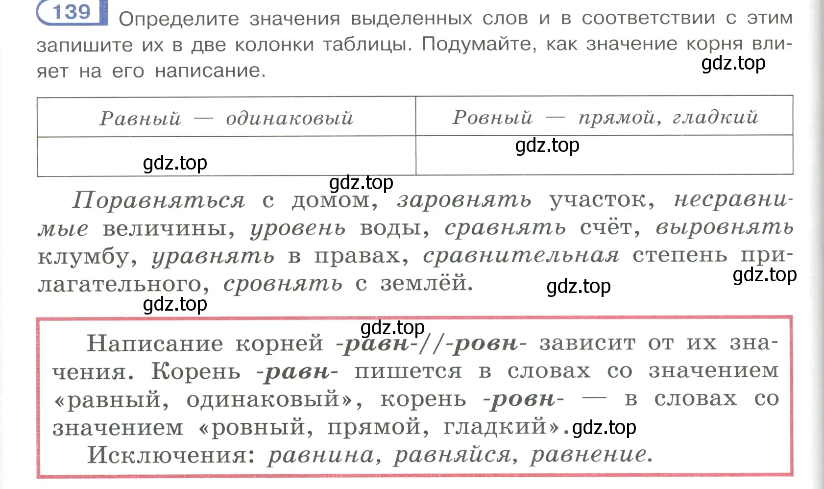 Условие ноомер 139 (страница 66) гдз по русскому языку 6 класс Рыбченкова, Александрова, учебник 1 часть