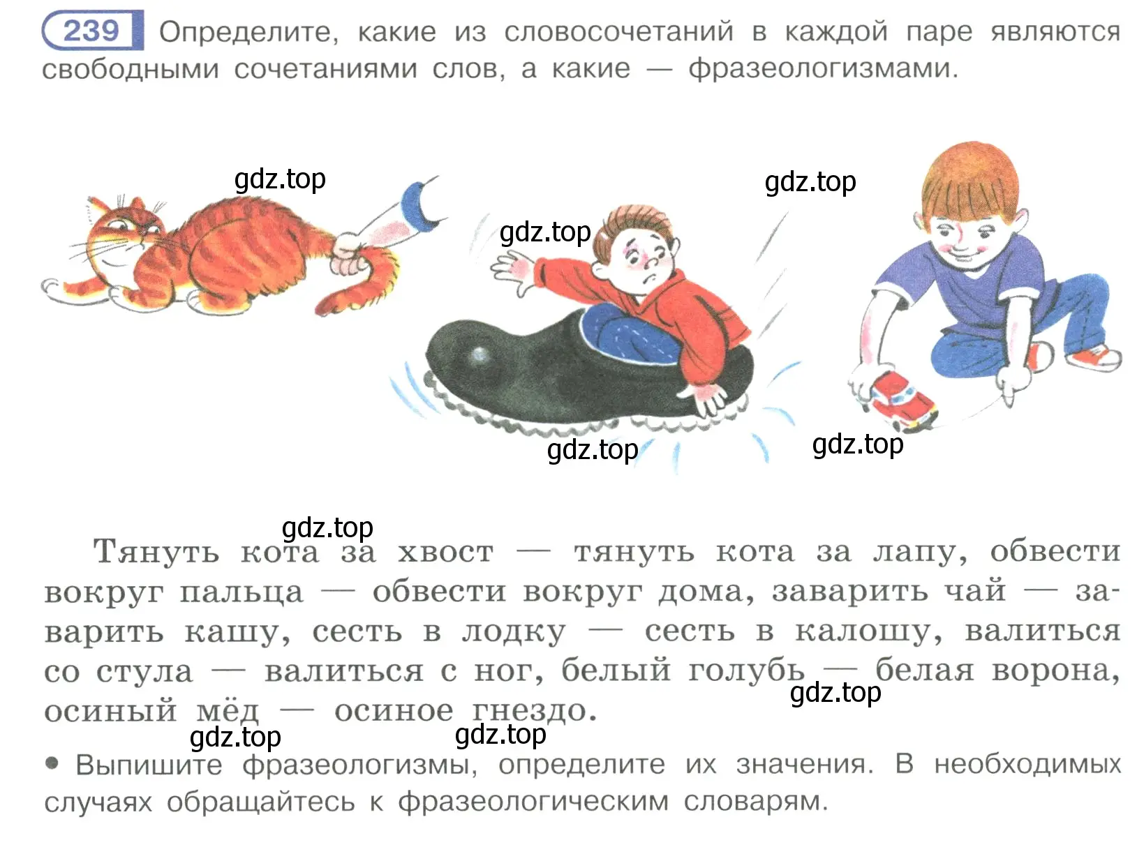 Условие ноомер 239 (страница 106) гдз по русскому языку 6 класс Рыбченкова, Александрова, учебник 1 часть