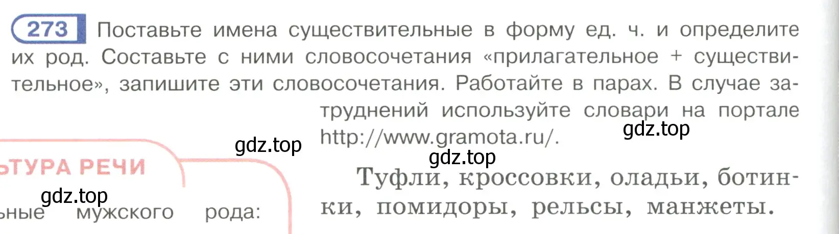 Условие ноомер 273 (страница 120) гдз по русскому языку 6 класс Рыбченкова, Александрова, учебник 1 часть