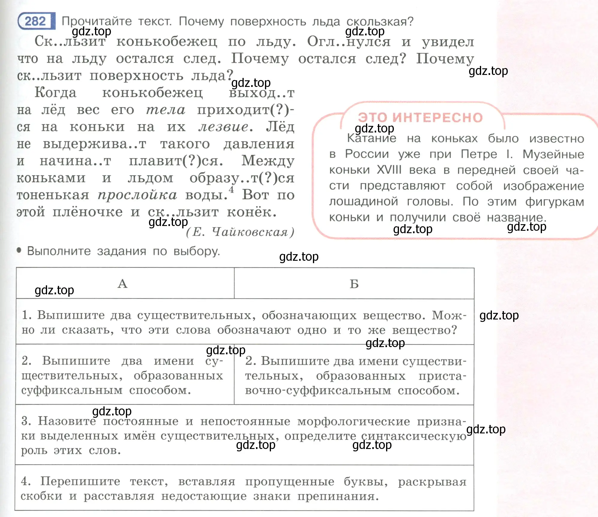 Условие ноомер 282 (страница 123) гдз по русскому языку 6 класс Рыбченкова, Александрова, учебник 1 часть