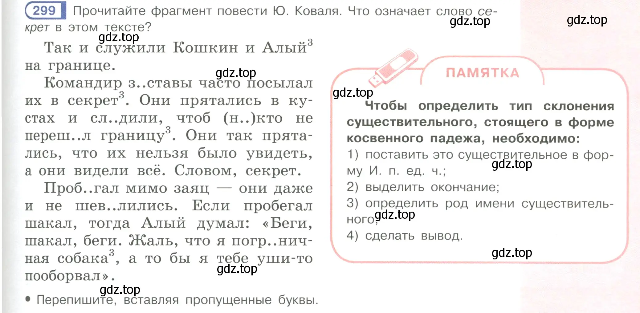 Условие ноомер 299 (страница 131) гдз по русскому языку 6 класс Рыбченкова, Александрова, учебник 1 часть