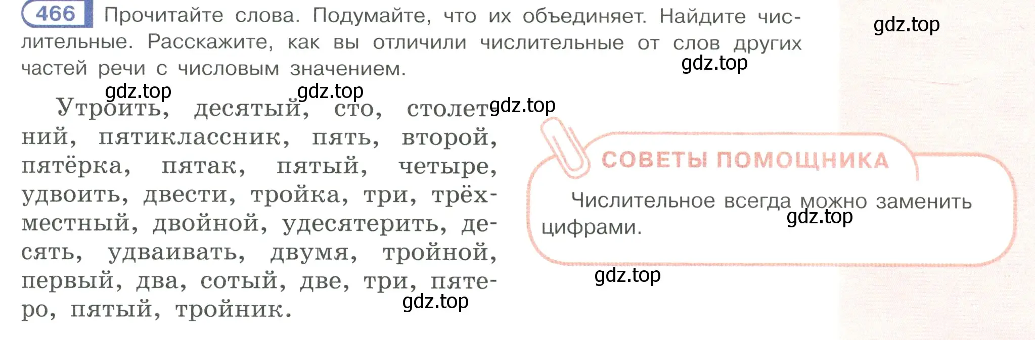 Условие ноомер 466 (страница 37) гдз по русскому языку 6 класс Рыбченкова, Александрова, учебник 2 часть