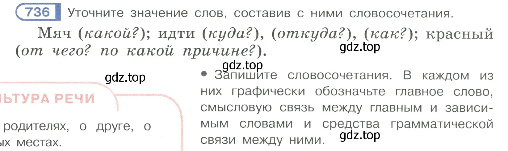 Условие ноомер 736 (страница 148) гдз по русскому языку 6 класс Рыбченкова, Александрова, учебник 2 часть