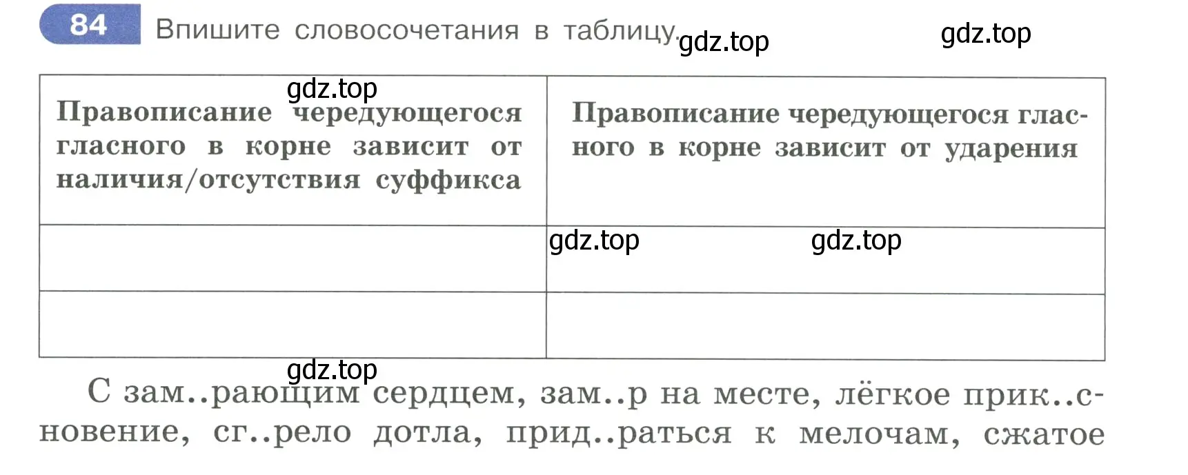 Условие ноомер 84 (страница 42) гдз по русскому языку 6 класс Рыбченкова, Александрова, учебник 1 часть