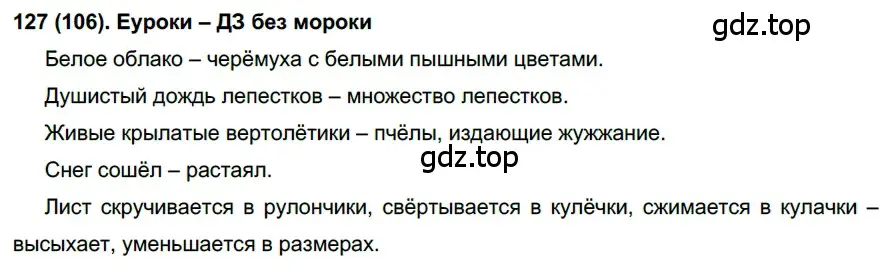 Решение ноомер 106 (страница 52) гдз по русскому языку 6 класс Рыбченкова, Александрова, учебник 1 часть