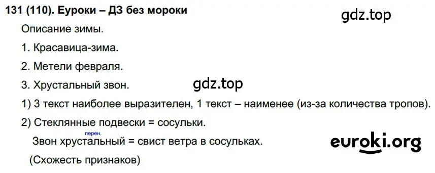Решение ноомер 131 (страница 62) гдз по русскому языку 6 класс Рыбченкова, Александрова, учебник 1 часть