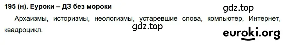 Решение ноомер 195 (страница 87) гдз по русскому языку 6 класс Рыбченкова, Александрова, учебник 1 часть