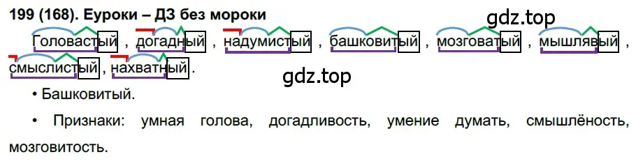 Решение ноомер 199 (страница 88) гдз по русскому языку 6 класс Рыбченкова, Александрова, учебник 1 часть