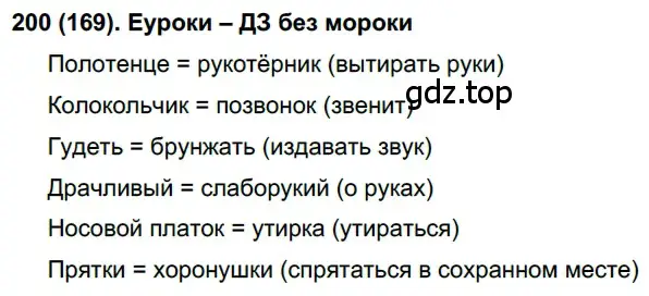 Решение ноомер 200 (страница 89) гдз по русскому языку 6 класс Рыбченкова, Александрова, учебник 1 часть