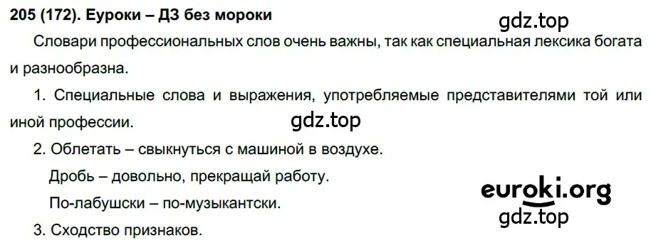 Решение ноомер 205 (страница 91) гдз по русскому языку 6 класс Рыбченкова, Александрова, учебник 1 часть