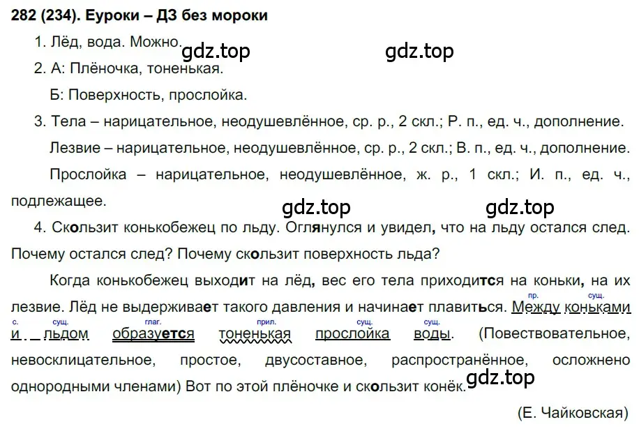 Решение ноомер 282 (страница 123) гдз по русскому языку 6 класс Рыбченкова, Александрова, учебник 1 часть